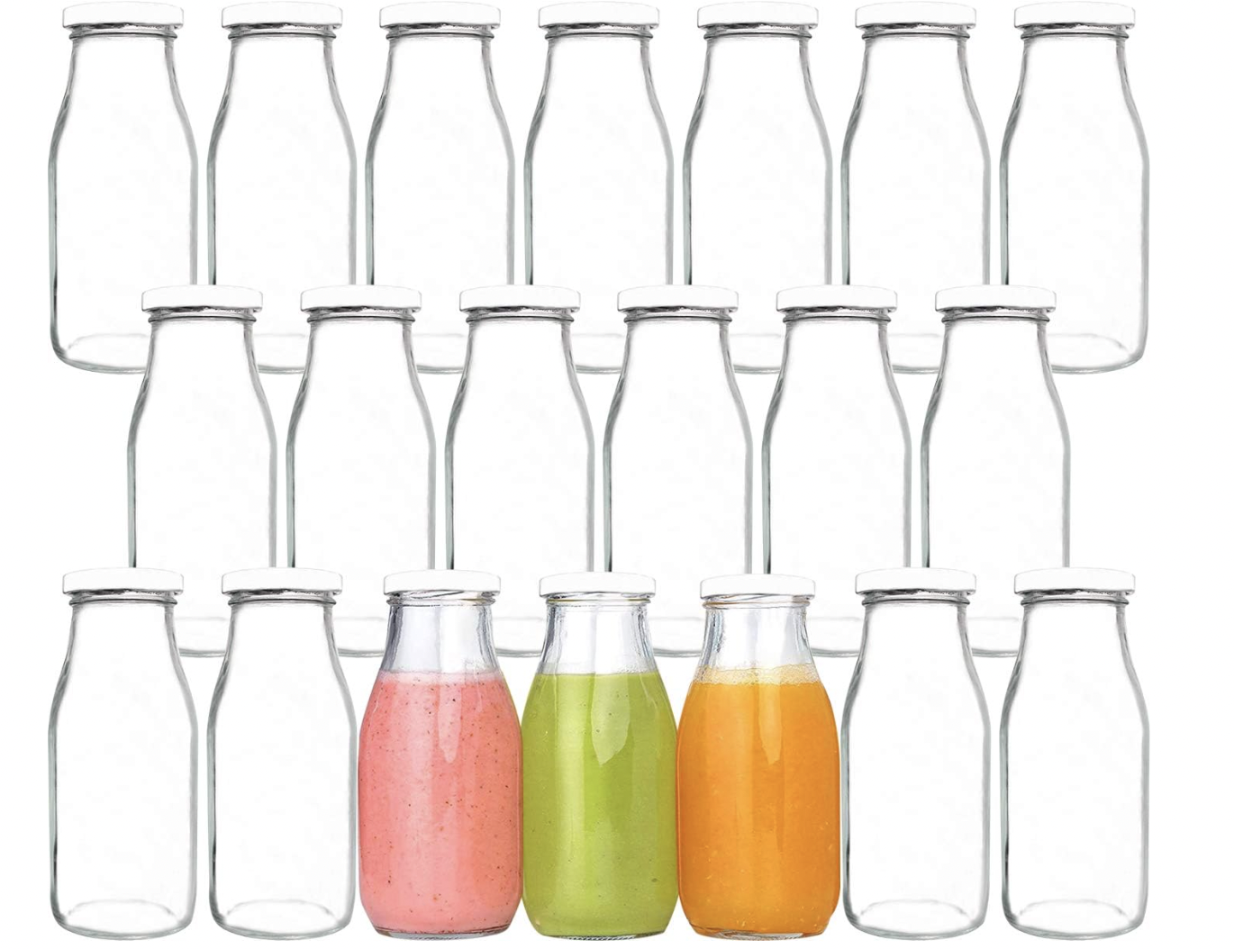 12 oz Glass Juice Bottles