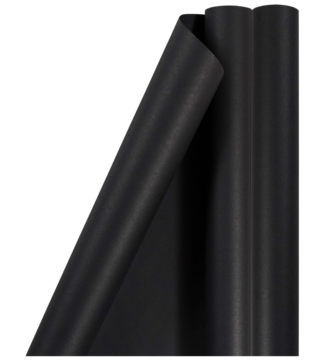 Black Wrapping Paper