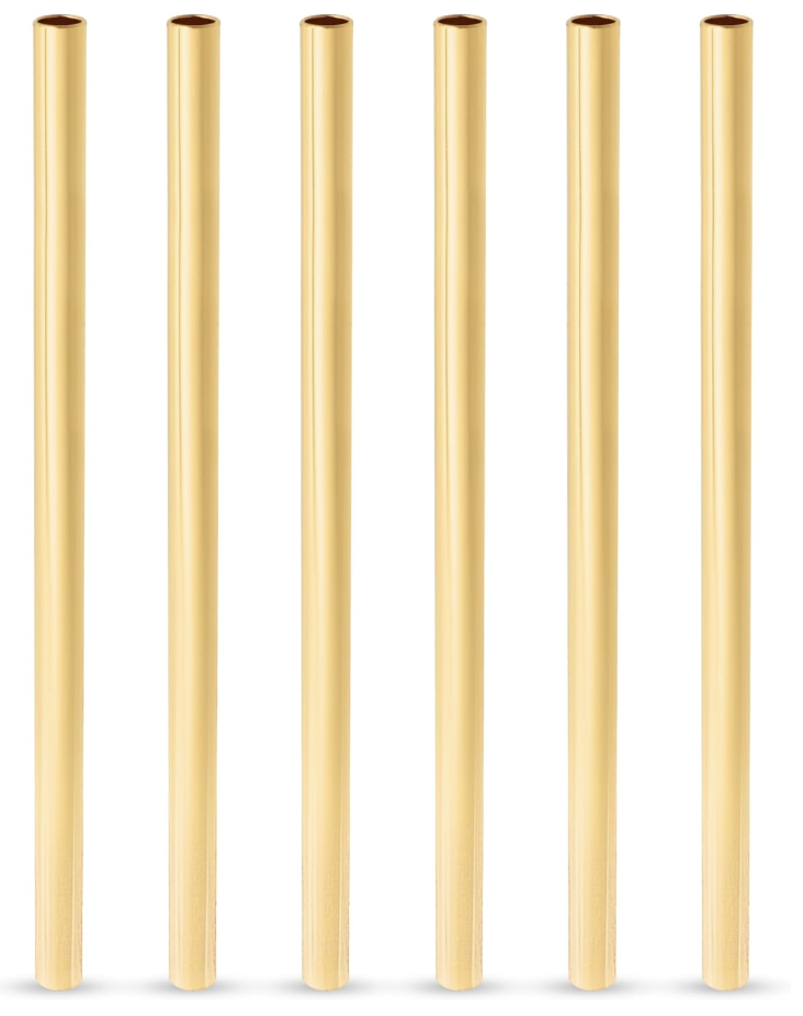 Gold Straws Short