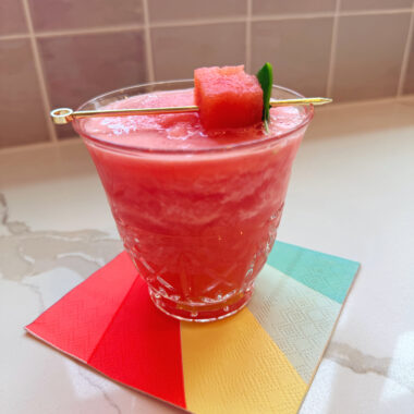 watermelon basil slush